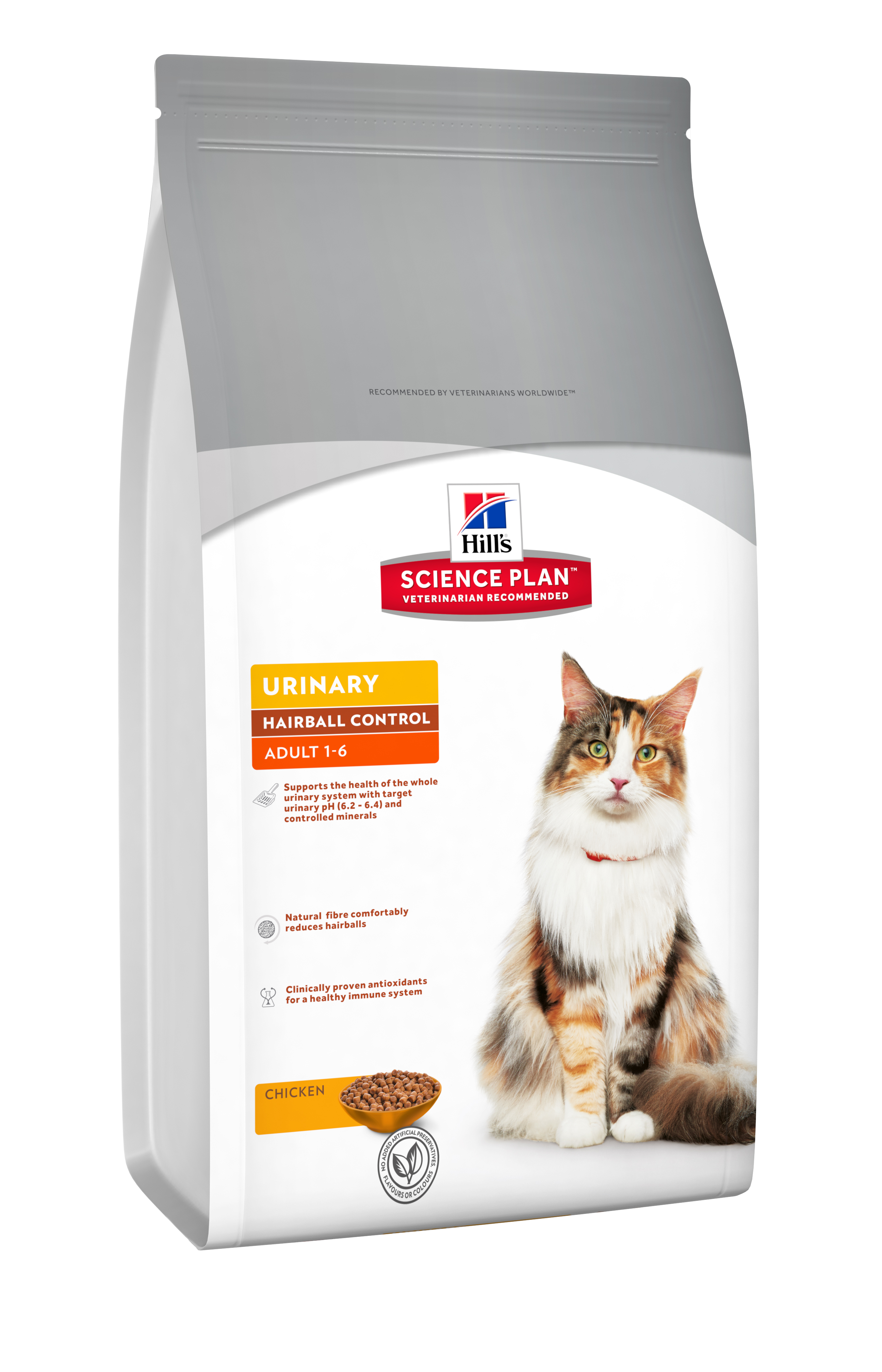 SP Feline Adult Urinary Hairball Control Pollo 1,5 kg PetsWorld