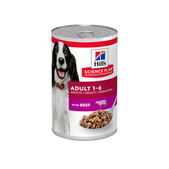 SP Canine Adult con Vacuno (lata) 12x370g